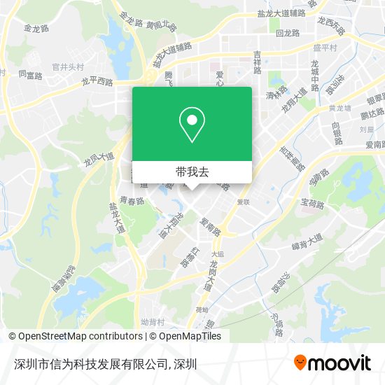深圳市信为科技发展有限公司地图