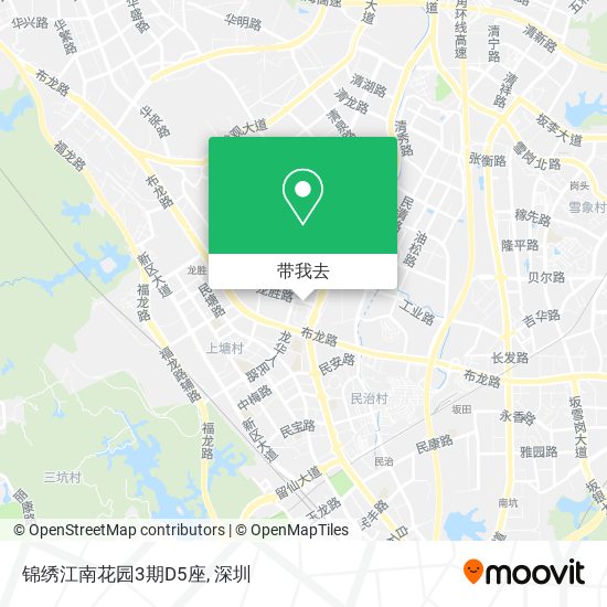 锦绣江南花园3期D5座地图