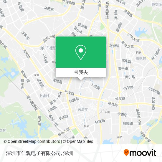 深圳市仁观电子有限公司地图