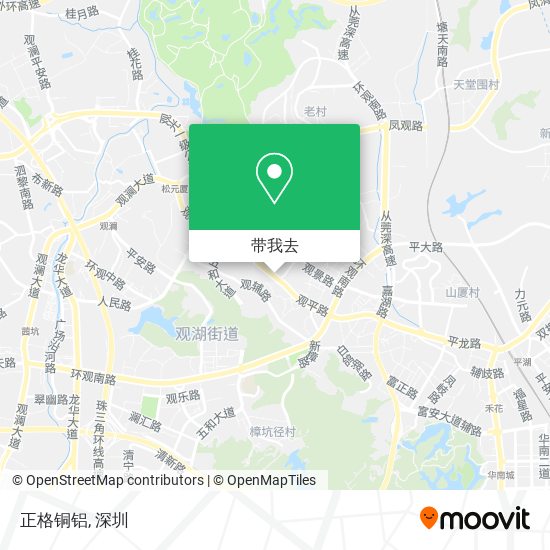 正格铜铝地图