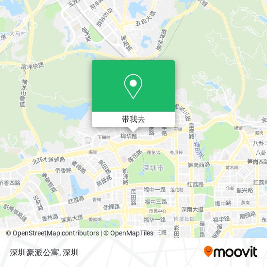 深圳豪派公寓地图