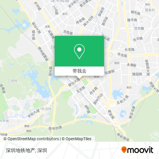 深圳地铁地产地图