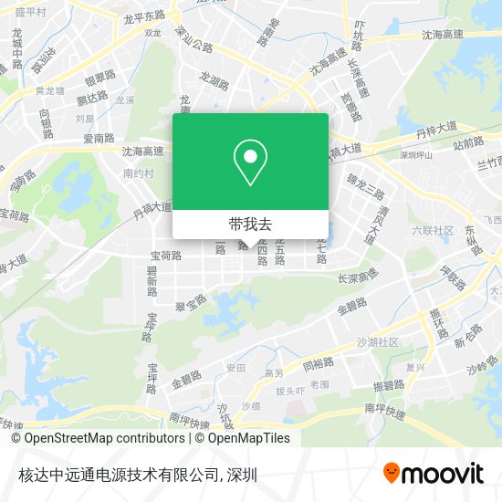 核达中远通电源技术有限公司地图