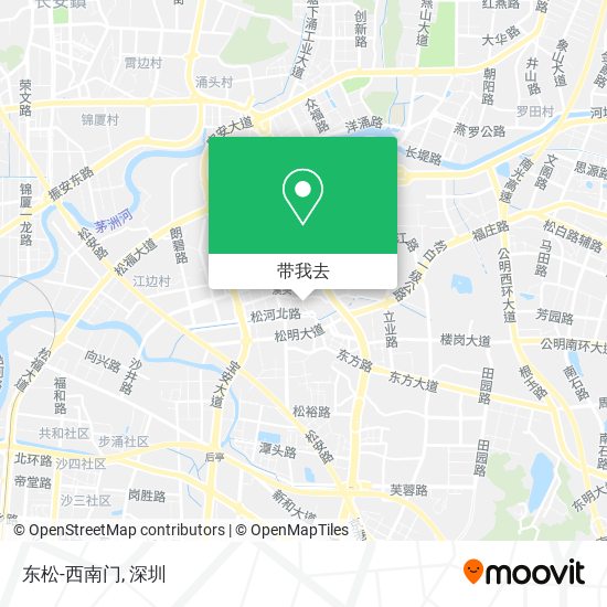 东松-西南门地图