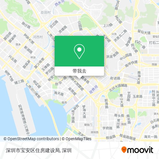 深圳市宝安区住房建设局地图