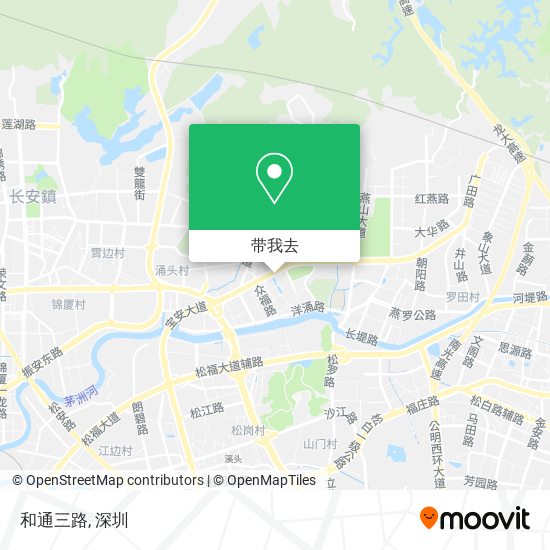 和通三路地图