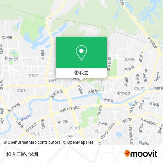 和通二路地图