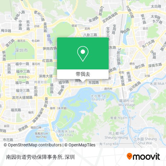 南园街道劳动保障事务所地图