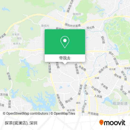 探茶(观澜店)地图