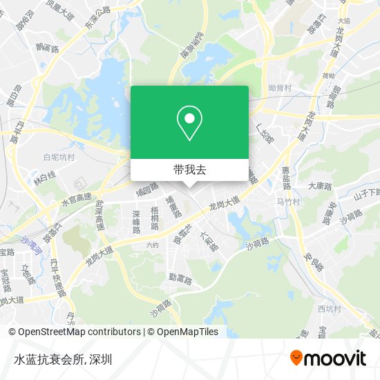 水蓝抗衰会所地图