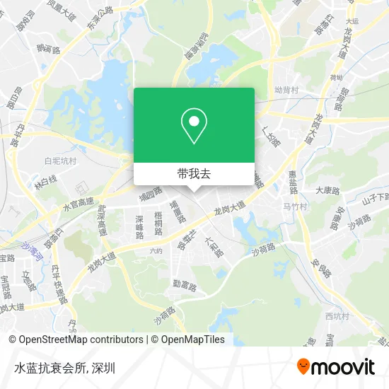 水蓝抗衰会所地图