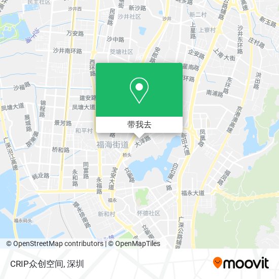 CRIP众创空间地图