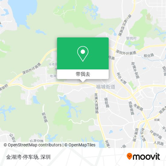 金湖湾-停车场地图
