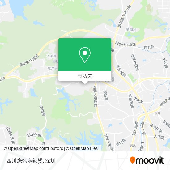 四川烧烤麻辣烫地图