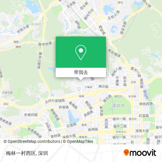 梅林一村西区地图