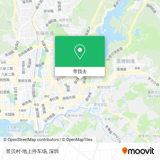 景贝村-地上停车场地图