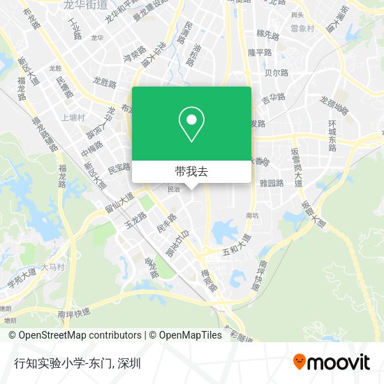 行知实验小学-东门地图
