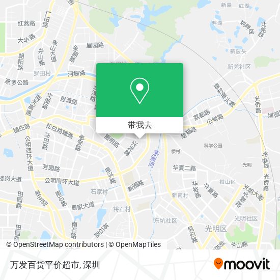 万发百货平价超市地图
