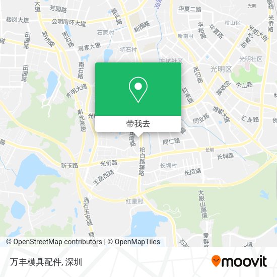万丰模具配件地图