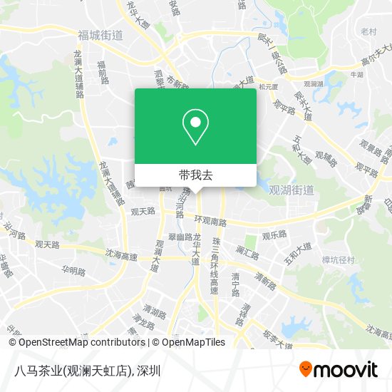 八马茶业(观澜天虹店)地图