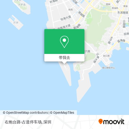 右炮台路-占道停车场地图