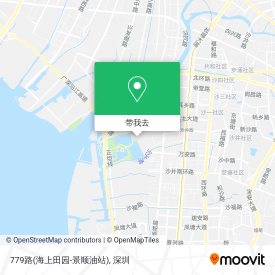 779路(海上田园-景顺油站)地图