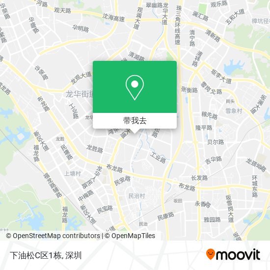 下油松C区1栋地图