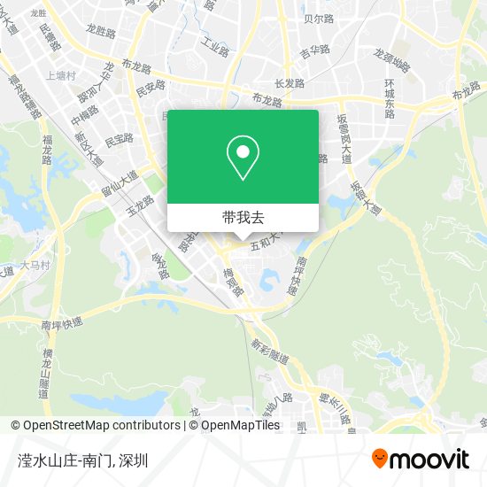 滢水山庄-南门地图