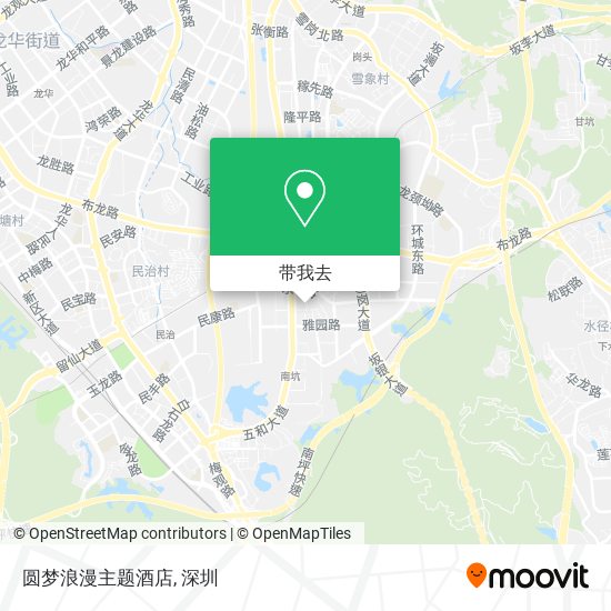 圆梦浪漫主题酒店地图