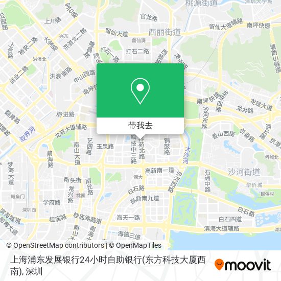 上海浦东发展银行24小时自助银行(东方科技大厦西南)地图