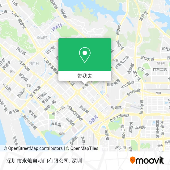深圳市永灿自动门有限公司地图