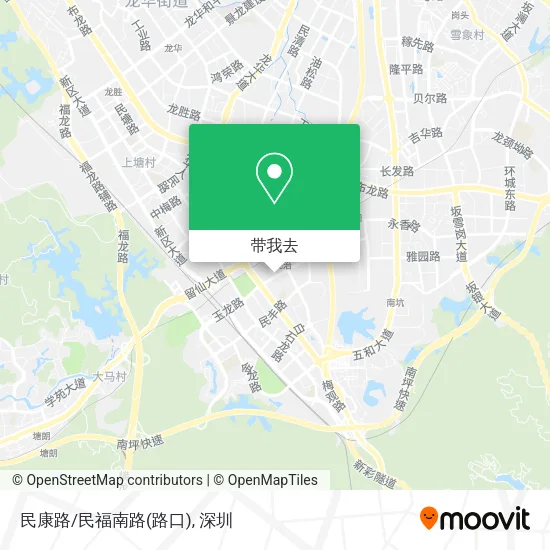 民康路/民福南路(路口)地图