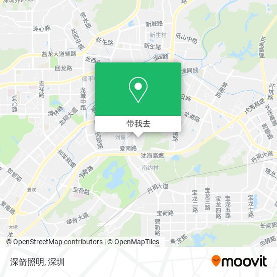 深箭照明地图