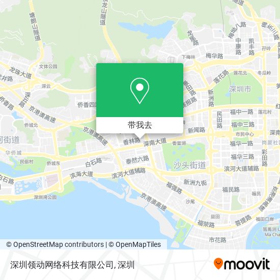 深圳领动网络科技有限公司地图