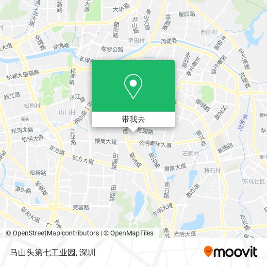 马山头第七工业园地图