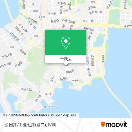 公园路/工业七路(路口)地图