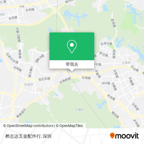 桦志达五金配件行地图
