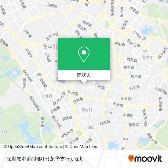深圳农村商业银行(龙华支行)地图