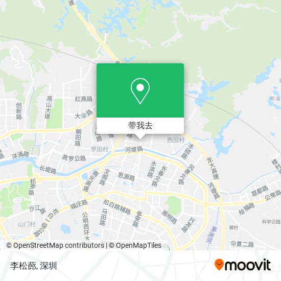 李松蓢地图