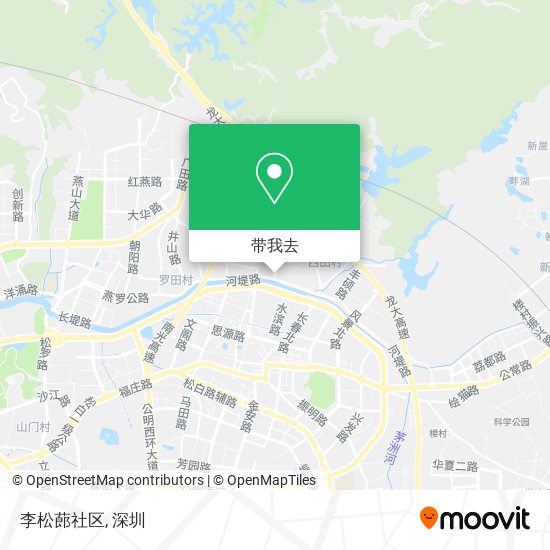 李松蓢社区地图