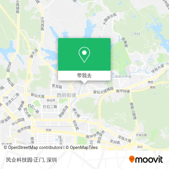 民企科技园-正门地图