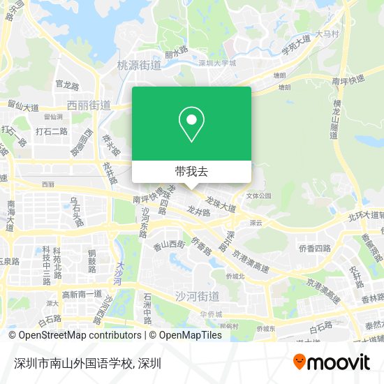 深圳市南山外国语学校地图