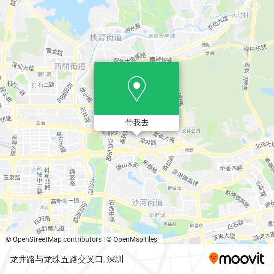 龙井路与龙珠五路交叉口地图