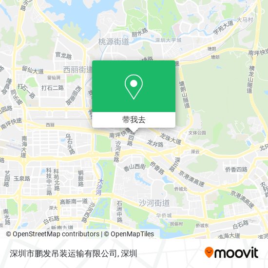 深圳市鹏发吊装运输有限公司地图