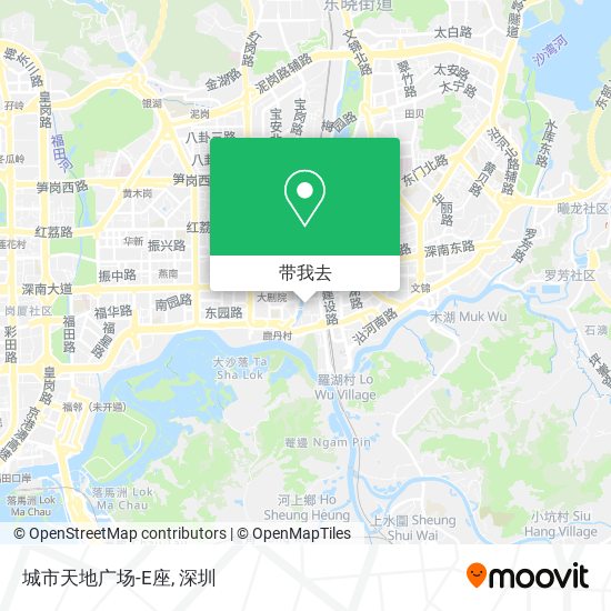 城市天地广场-E座地图
