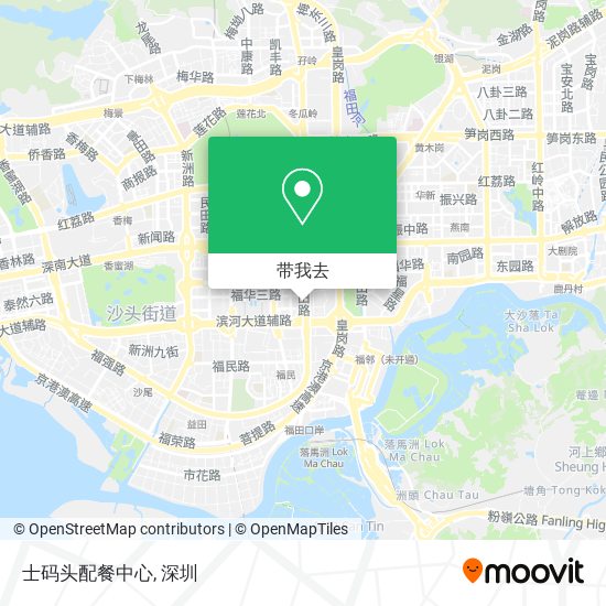 士码头配餐中心地图