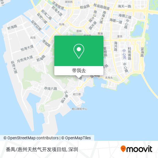 番禺/惠州天然气开发项目组地图