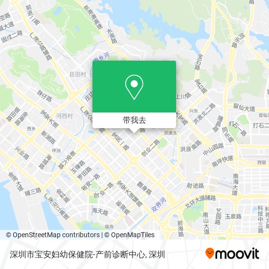 深圳市宝安妇幼保健院-产前诊断中心地图