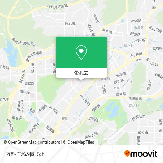 万科广场A幢地图
