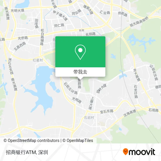 招商银行ATM地图